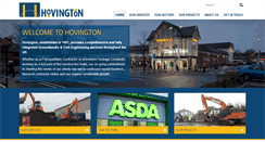 Desktop Screenshot of hovington.co.uk