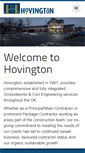 Mobile Screenshot of hovington.co.uk
