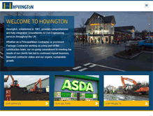 Tablet Screenshot of hovington.co.uk